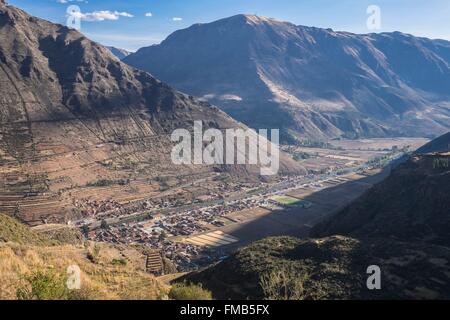 Peru, Cusco Provinz, Inkas Heiliges Tal, Pisac, Urubamba-Tal Stockfoto