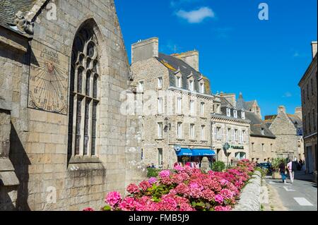 Frankreich, Finistere, Iroise Sea, Roscoff, Kirche Notre Dame de Croas Batz Stockfoto