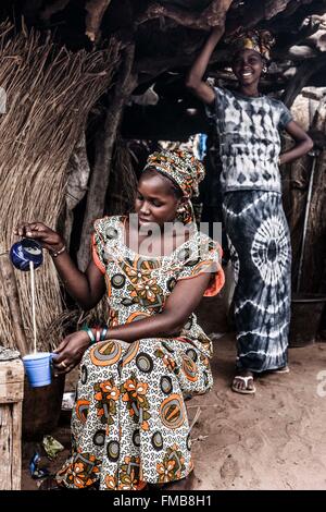 Senegal, Sahel, Ferlo Region, Widou Thiengoly Stockfoto