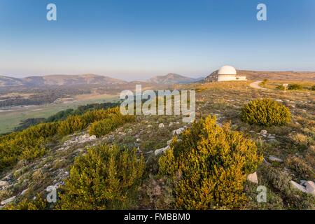 Frankreich, Alpes Maritimes, regionalen natürlichen reservieren der Voralpen von Azur, Caussols, Website der astronomischen Beobachtung des Fachs Stockfoto