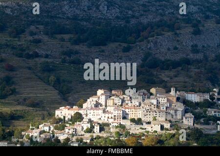 Frankreich, Alpes Maritimes, regionalen natürlichen reserve von Voralpen Azur, Dorf Coursegoules Stockfoto