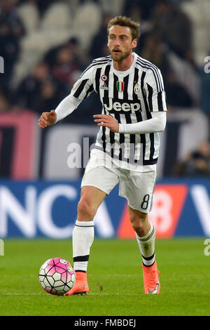 Turin, Italien. 12. März 2016. Claudio Marchisio Juventus Torino 03.11.2016 Juventus Stadium, Fußball Calcio Serie A 2015/2016 Juventus - Sassuolo. Foto Filippo Alfero / Credit: Insidefoto/Alamy Live-Nachrichten Stockfoto