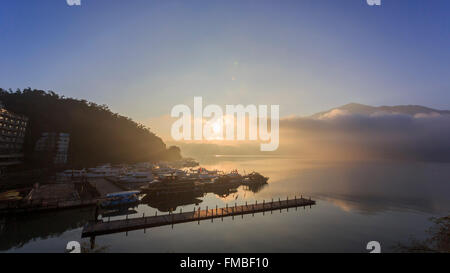 Schöne landschaftliche Sunmoon See, Nantou, Taiwan Stockfoto