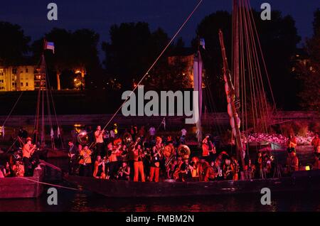 Frankreich, Loiret, Loire-Tal als Weltkulturerbe von der UNESCO aufgeführt (alle zwei Jahre im September, Orléans richtet das Festival Stockfoto