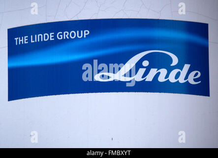 Markenname: "Linde", Berlin. Stockfoto
