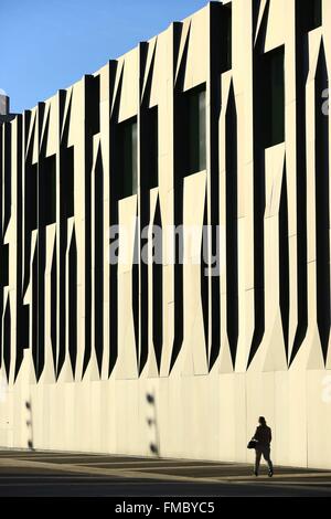 Bouches-du-Rhône, Frankreich, Aix-En-Provence, Konservatorium Darius Milhaud, Architekten Kengo Kuma (2013) Stockfoto