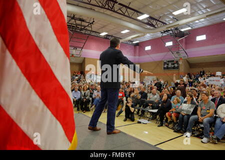 US-Senator Ted Cruz Kampagnen in Las Vegas vor republikanischen Nevada Caucus Stockfoto