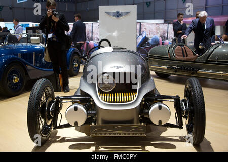 Morgan Konzept EV3 auf dem Genfer Autosalon 2016 Stockfoto