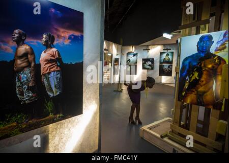 Frankreich, Guadeloupe (Französische Antillen), Grande-Terre, Pointe ein Pitre, karibische Festival des Bildes, Erstausgabe Stockfoto