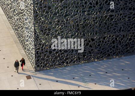 Bouches-du-Rhône, Frankreich, Marseille, Euromediterranee Bereich, MuCEM, das Museum of Civilization in Europa und dem Mittelmeerraum Stockfoto