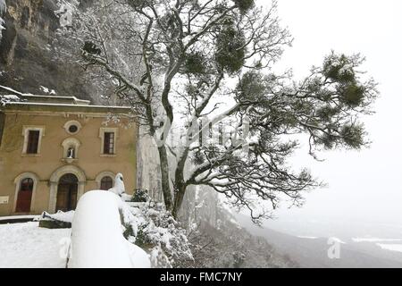 Frankreich, Var, Provence Verte, La Sainte-Baume Massivs, die Sainte-Marie-Madeleine-Grotte Stockfoto