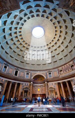 Italien, Latium, Rom, Altstadt Weltkulturerbe der UNESCO, das Pantheon Stockfoto