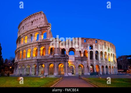 Italien, Latium, Rom, Altstadt Weltkulturerbe der UNESCO, das Kolosseum Stockfoto