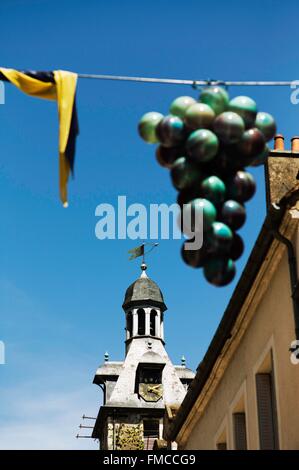 Frankreich, Cote d ' or, Nuits Saint Georges, die touristische Route des Grands Crus de Bourgogne, Climats, Terroirs Burgunds aufgeführt Stockfoto