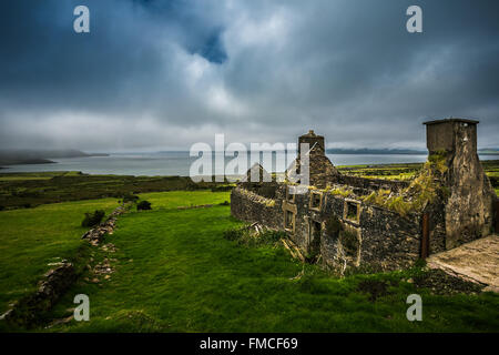 Alte irische Cottage Stockfoto