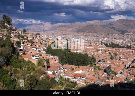 Cusco, Peru, Cusco Provinz aufgeführt als Weltkulturerbe der UNESCO, das historische Zentrum Stockfoto