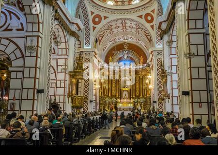 Peru, Lima, die Altstadt (Weltkulturerbe der UNESCO), die Kirche San Francisco Stockfoto