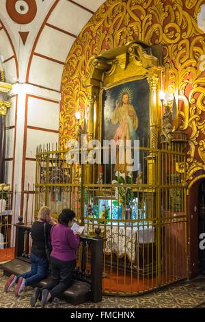 Peru, Lima, die Altstadt (Weltkulturerbe der UNESCO), die Kirche San Francisco Stockfoto