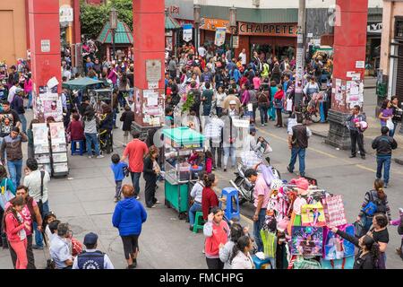 Peru, Lima, die Altstadt (Weltkulturerbe der UNESCO), Barrio Chino (Chinatown) in der Nähe der Mercado Central Stockfoto