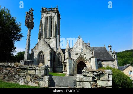 Frankreich, Finistere, St. Herbot, späten gotischen Kapelle des St. Herbot Stockfoto