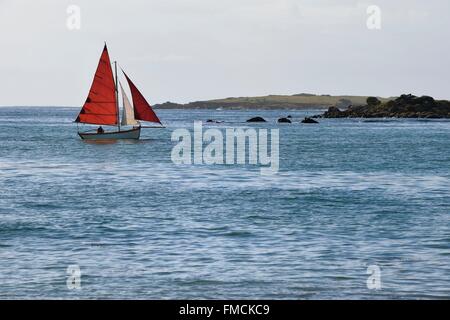 Frankreich, Finistere, Landeda, die Dünen von Sainte Marguerite Stockfoto