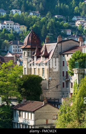 Frankreich, Jura, Saint-Claude im Herzen des regionalen Naturparks Haut Jura Stockfoto