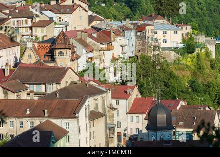 Frankreich, Jura, Saint-Claude im Herzen des regionalen Naturparks Haut Jura Stockfoto