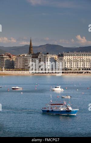 Spanien, Baskenland, Provinz Guipúzcoa Provinz (Guipuzkoa), San Sebastian (Donostia), Europäische Kulturhauptstadt 2016 Stockfoto