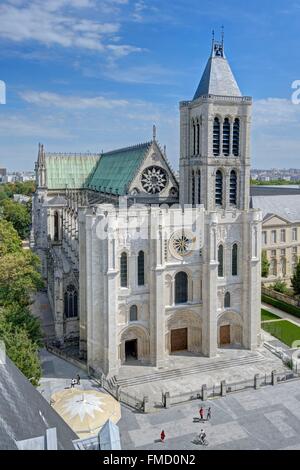 Frankreich, Seine-Saint-Denis, Saint-Denis, der Basilika-Kathedrale Stockfoto
