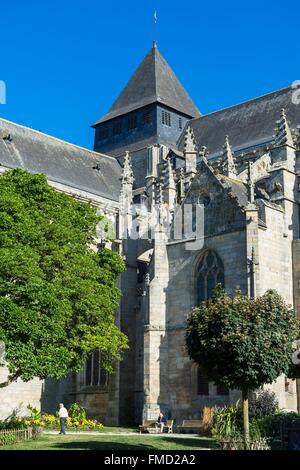 Frankreich, Côtes d ' Armor, Dinan, Kirche Saint-Malo, Gotik und Renaissance Stil Stockfoto