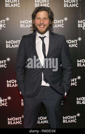 Prominenten Besuch Montblanc Store Opening Hamburg mit: Sebastian Stroebel Where: Hamburg, Deutschland bei: 9. Februar 2016 Stockfoto