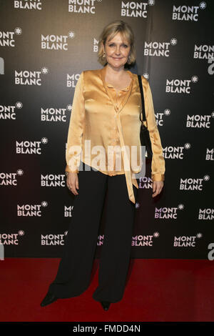 Prominenten Besuch Montblanc Store Opening Hamburg mit: Katharina Schubert wo: Hamburg, Deutschland bei: 9. Februar 2016 Stockfoto