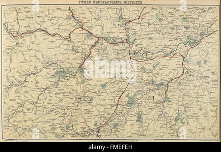 Ordnance Gazetteer of Scotland - eine Umfrage der schottischen Topographie, Statistik, biografische und historische (1882) Stockfoto