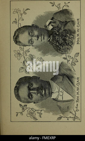 Diese 1891 erschienene Publikation beschäftigt sich mit den Beiträgen afroamerikanischer Zeitungen und ihrer Redakteure und hebt deren Rolle bei der Gestaltung der öffentlichen Meinung, der Förderung der Bürgerrechte und der Beeinflussung des sozialen Wandels hervor. Stockfoto