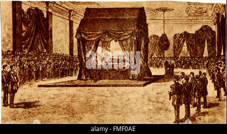 Diese Arbeit beschreibt die Ereignisse rund um die Ermordung des US-Präsidenten Abraham Lincoln im Jahr 1865 und behandelt die wichtigsten Momente und Nachwirkungen des tragischen Ereignisses. Stockfoto