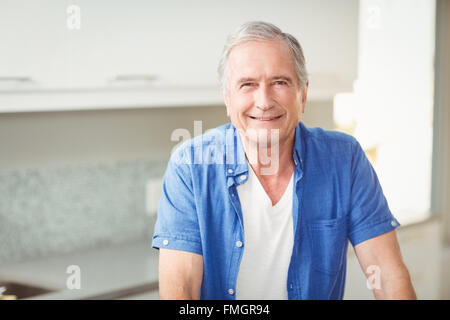 Porträt von senior glücklich Stockfoto