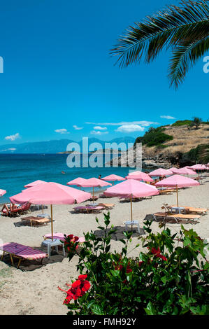 Havania Beach, Agios Nikolaos, Kreta, Griechenland Stockfoto