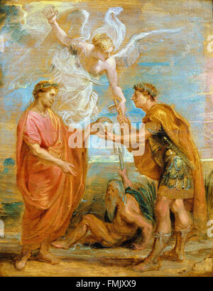 Sir Peter Paul Rubens - Constantius ernennt Constantine als seinen Nachfolger Stockfoto