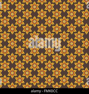 Nahtlose Blumenmuster Stock Vektor