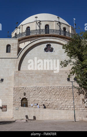 Ramban Synagoge, die Altstadt von Jerusalem Stockfoto