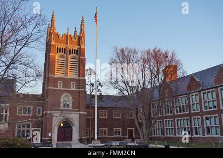 Princeton High School, gelegen in Princeton New Jersey, einer der besten umfassenden öffentlichen High Schools in den USA Stockfoto