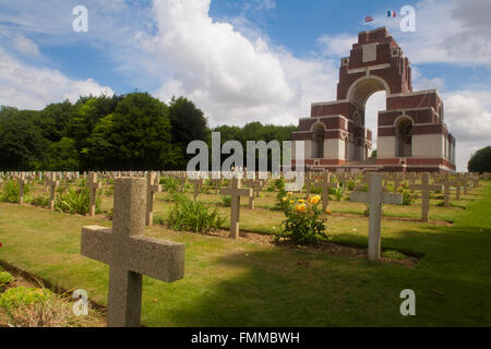 Thiepval-Denkmal, Somme Frankreich Stockfoto