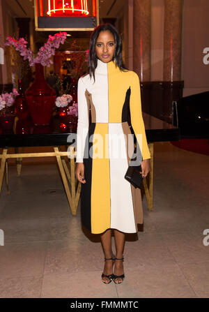 Moet & Chandon Grand Partituren vor 66. jährlichen International Film Festival Berlinale im Hotel de Rome Featuring: Sara Nuru Where: Berlin, Deutschland bei: 10. Februar 2016 Stockfoto