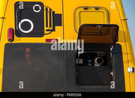 Geschwindigkeit Durchsetzung Mannschaftswagen, Cheshire, England Stockfoto