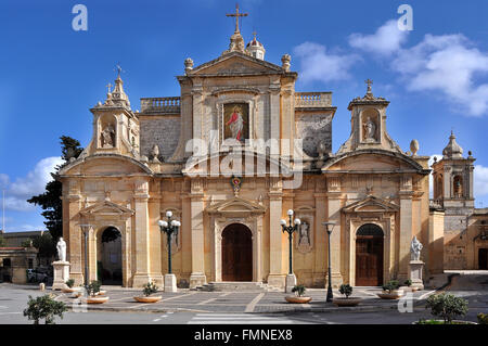 Str. Pauls Kirche, Rabat, Malta Stockfoto