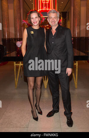 Moet & Chandon Grand Partituren vor 66. jährlichen International Film Festival Berlinale im Hotel de Rome Featuring: Gast wo: Berlin, Deutschland bei: 10. Februar 2016 Stockfoto