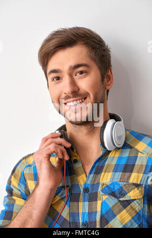 Musik bringt guten Laune jeden Tag. Stockfoto