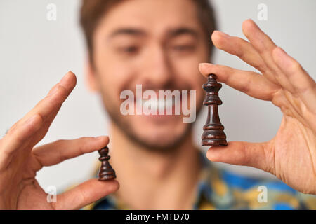 Er kann in allem gut sein. Stockfoto