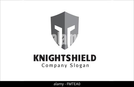 Creative Spartan Helm Logo Design-Vektor Stock Vektor