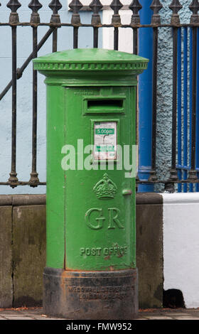 Ah Post Ireland, Postfach mit GR Wappen in Kilkenny, Irland Stockfoto